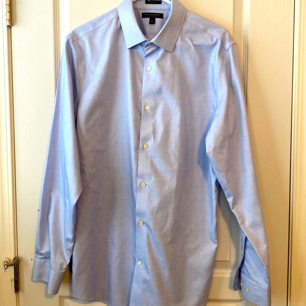 Banana Republic Grant Fit Mens Dress Shirt